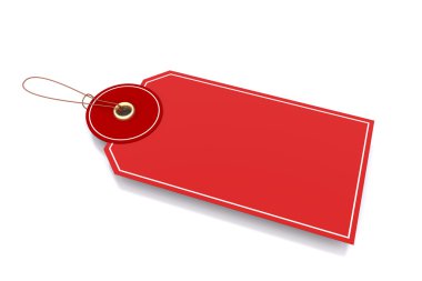 Red tag clipart