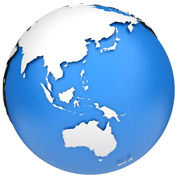 Earth globe model — Stockfoto