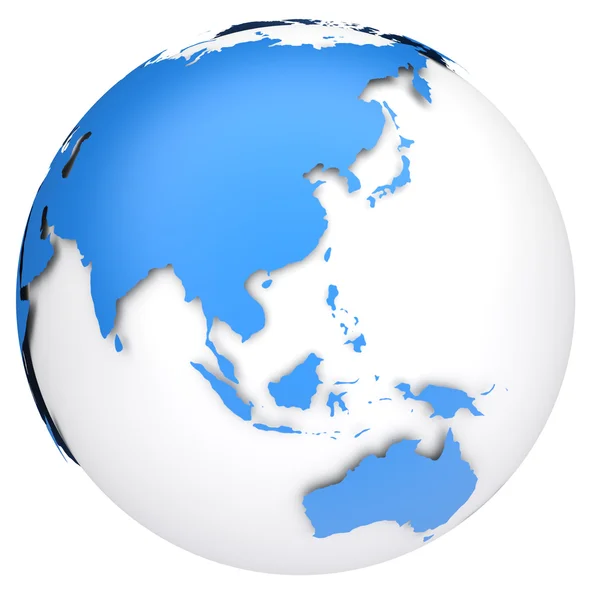 Earth globe model — Stockfoto