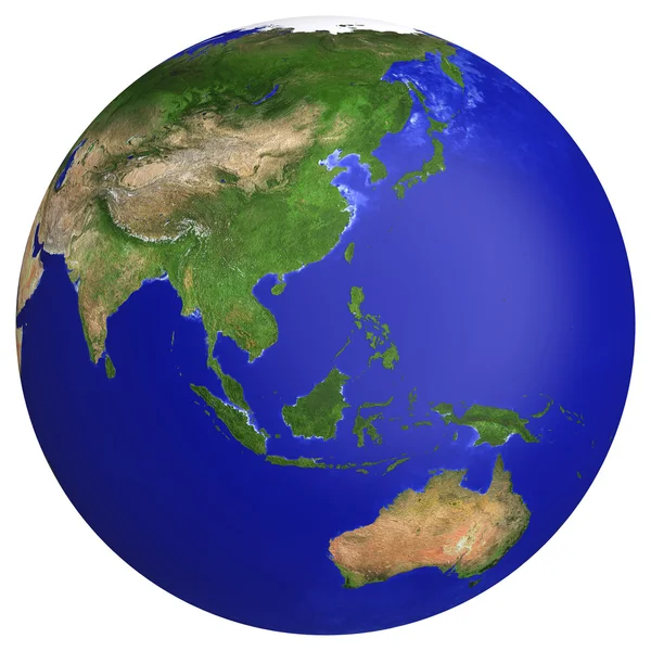 Maa planeetta maapallon kartta . — kuvapankkivalokuva