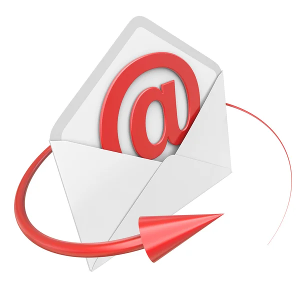 Carta por correo electrónico — Foto de Stock