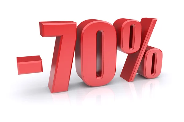 70 percent discount — Stock Photo, Image