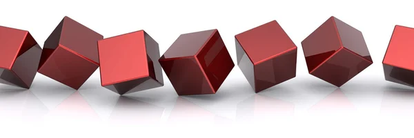 Red cubes — Stock Photo, Image