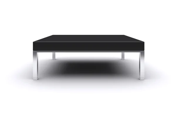 Schwarzer Tisch — Stockfoto