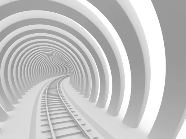 Železniční tunel — Stock fotografie