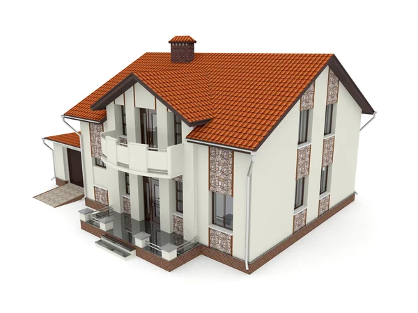 3D-s házat — Stock Fotó