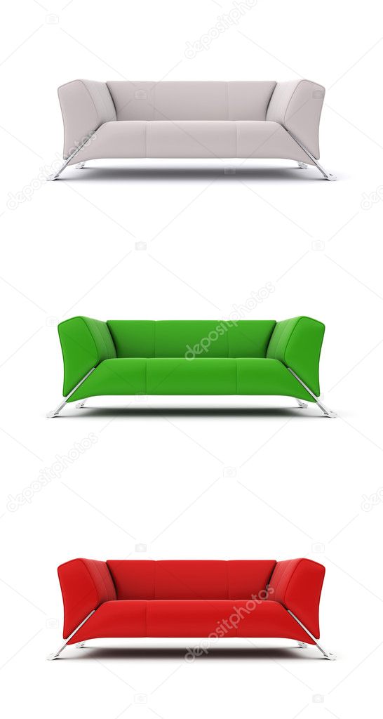Colored sofas