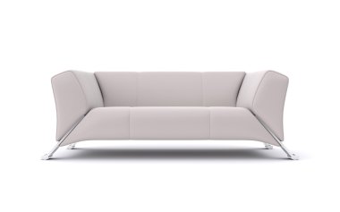 White sofa clipart