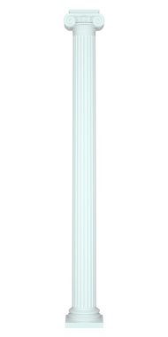 Isolated Corinthian column clipart