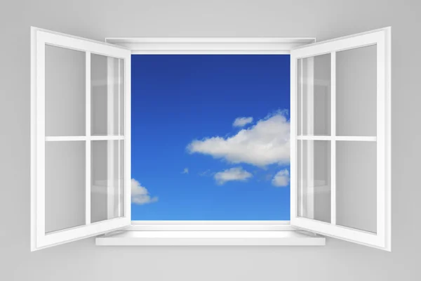Îpen window — Stockfoto