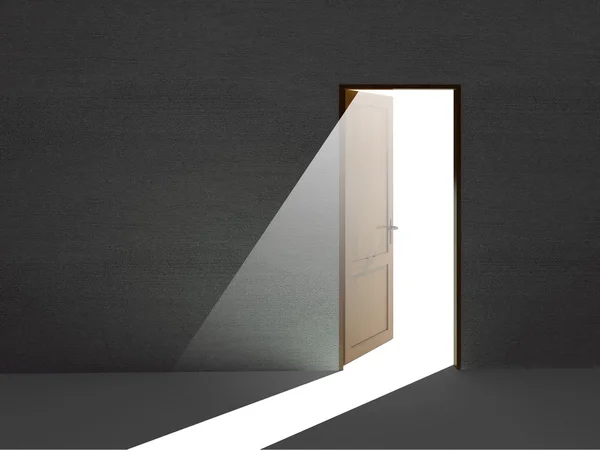 暗室のドア — ストック写真