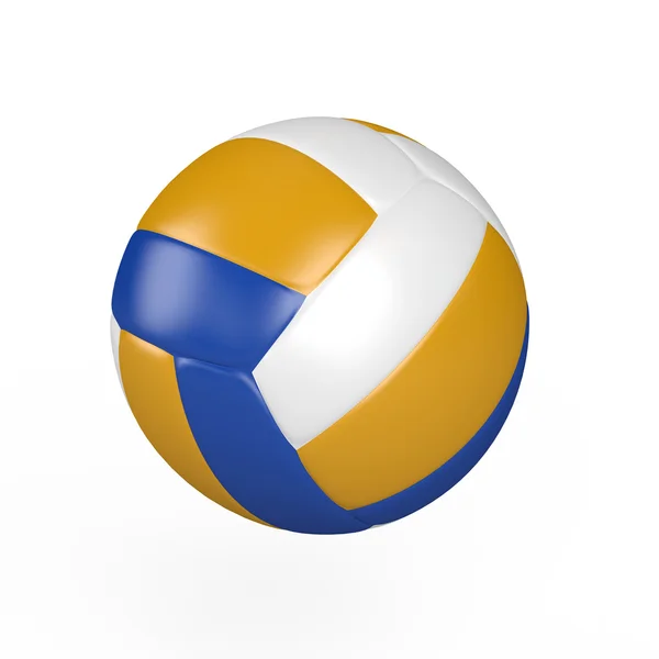 Geïsoleerde volleybal — Stockfoto