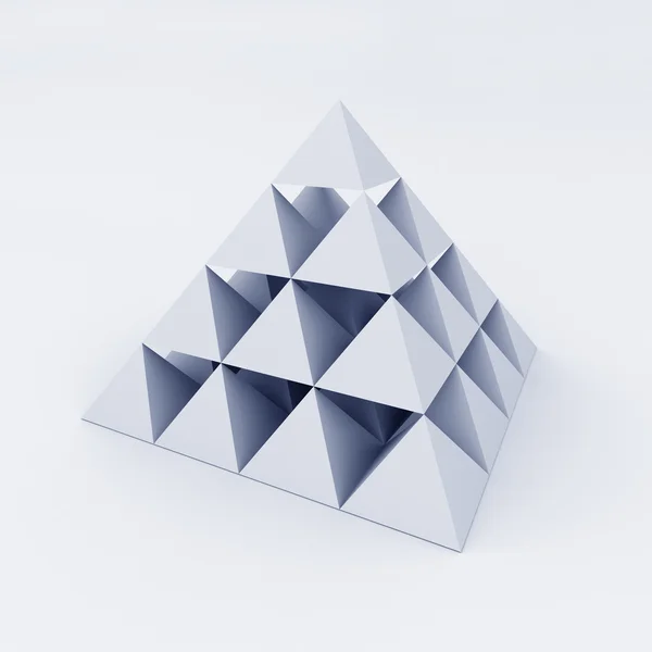 Pirâmide abstracta — Fotografia de Stock