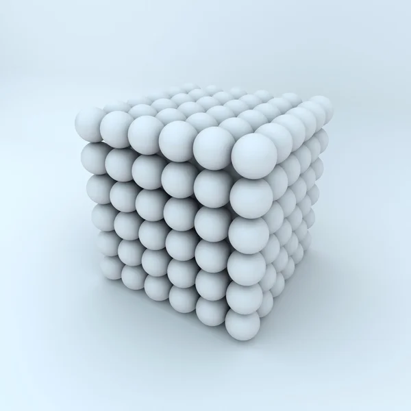 Cubo abstrato — Fotografia de Stock