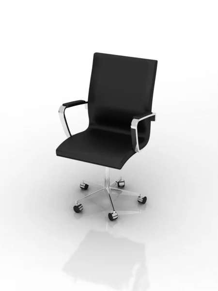 Cadeira de escritório preto — Fotografia de Stock
