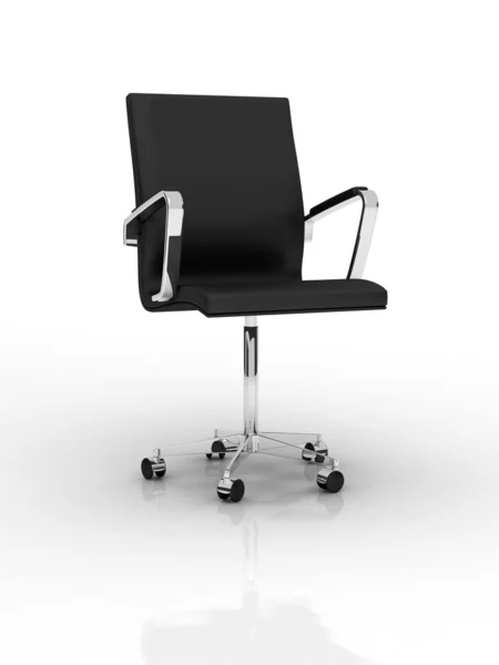 Negro silla de oficina — Foto de Stock