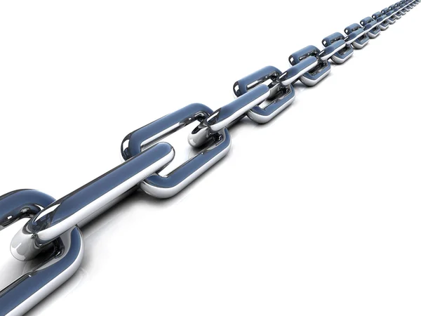Chain from steel — Stock Photo, Image