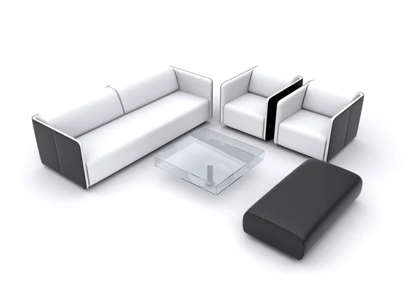 Isolated furniture set — Stock Photo, Image