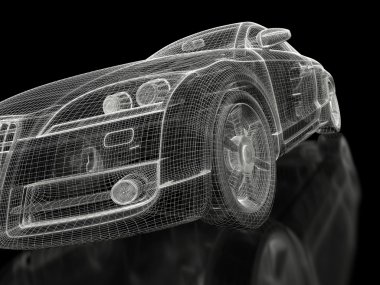 3D araba modeli