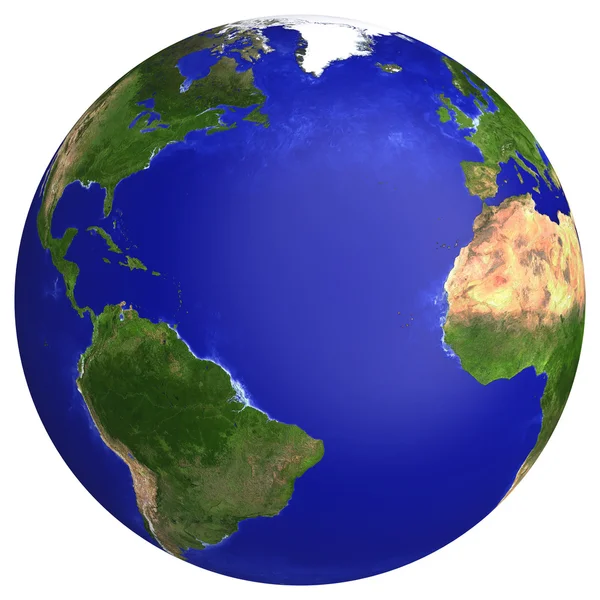 Mappa del globo terrestre — Foto Stock