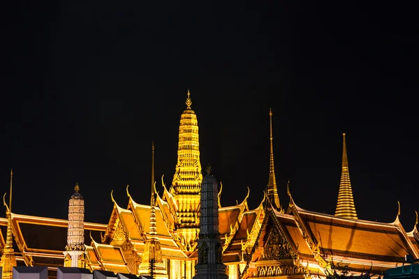 Wat phra kaew v noci — Stock fotografie