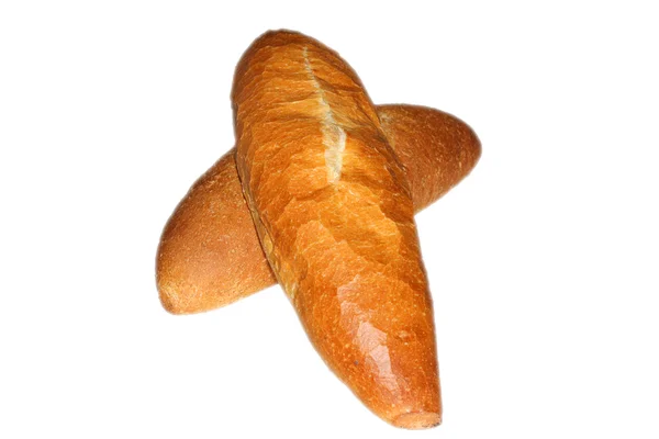Deux pains de pain fraîchement cuits — Photo