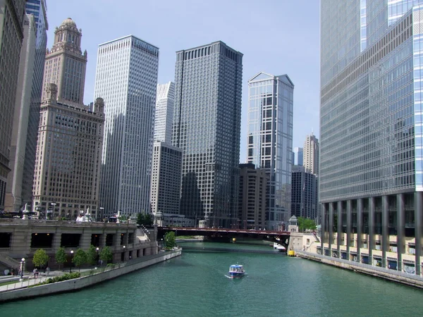 市中心芝加哥 — 图库照片