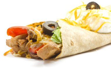 fajita yemek için hazır