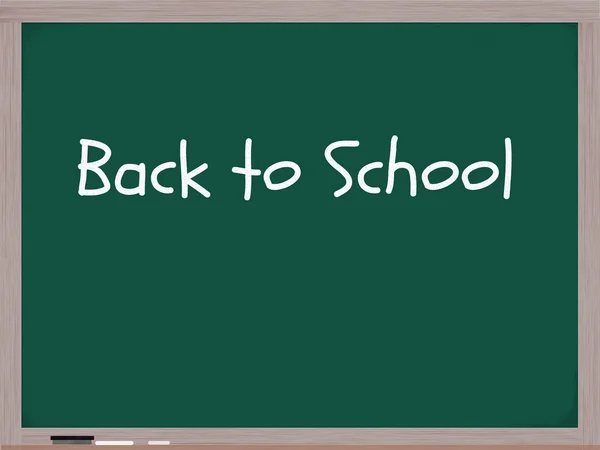 Back to School written on chalk board — Stock Photo, Image