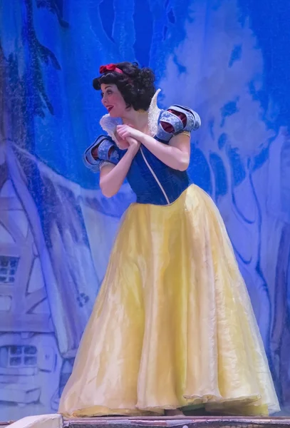 Белоснежка на Disney Princess Show — стоковое фото