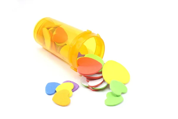 Pills for the heart — Stock Photo, Image