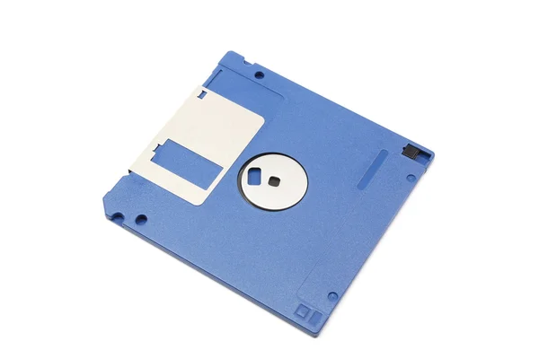 Blauwe diskettestation — Stockfoto