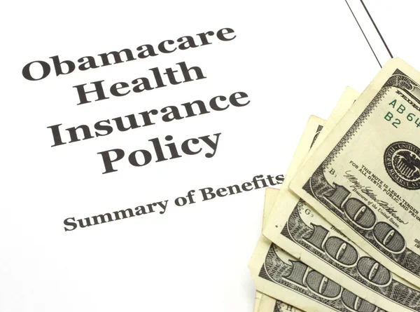 Obamacare Costs Cash — Stock Photo, Image