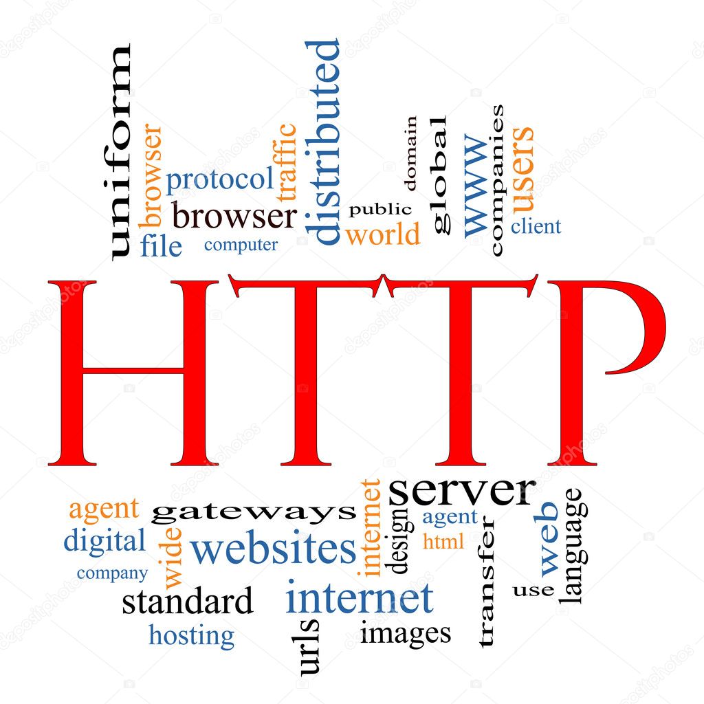 HTTP Word Cloud Concept
