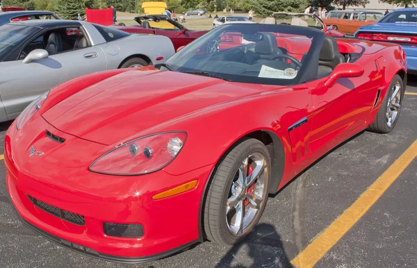 2012 Corvette vermelho — Fotografia de Stock