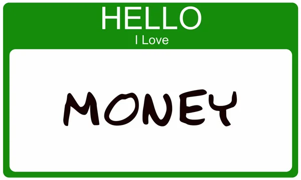 Hello I Love Money — Stock Photo, Image