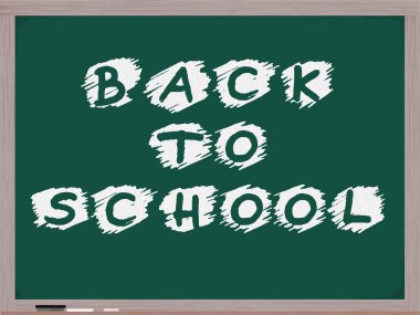 Back to School Blackboard clipart