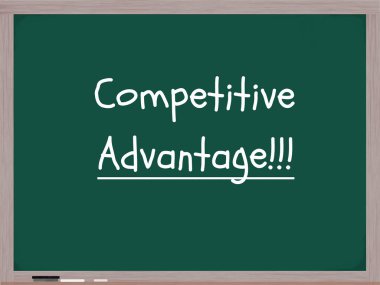 Competitive Advantage Chalkboard clipart