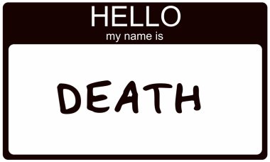 Hello my name is Death clipart