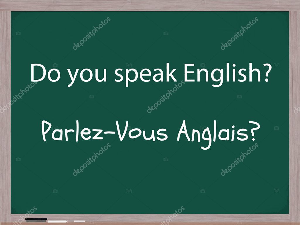 Do You Speak English In French Stock Photo C Mybaitshop