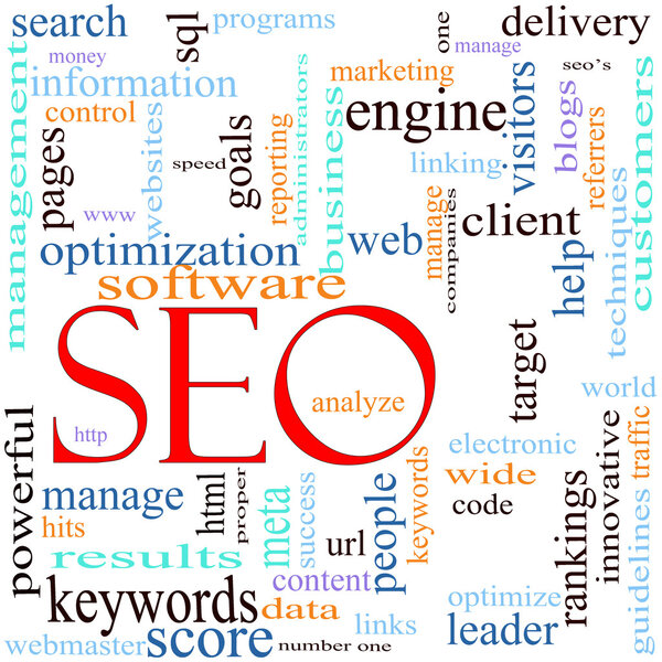 SEO Word Cloud Concept