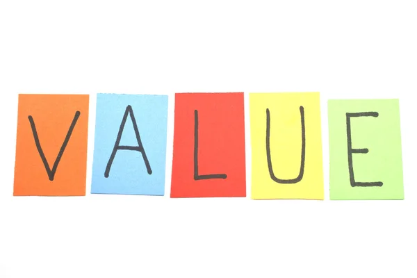 Бумага о ценности — стоковое фото