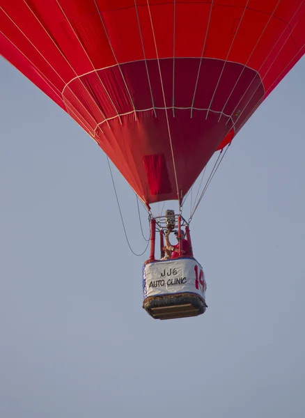 Közelkép a hőlégballon-kosárban — Stock Fotó