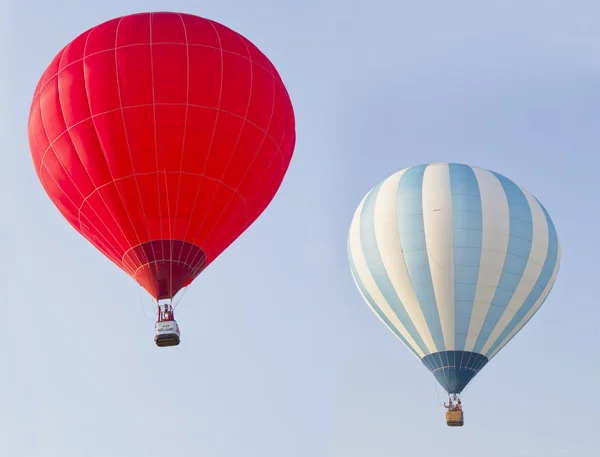 Δύο αερόστατα θερμού αέρα — Φωτογραφία Αρχείου