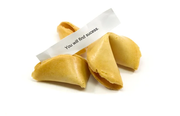 Fortune Cookies Sucesso Relacionado — Fotografia de Stock