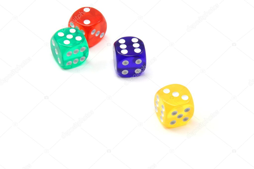 Four Colored Dice