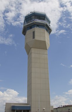 World's Busiest Control Tower and Building clipart