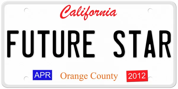 Californië toekomstige ster — Stockfoto