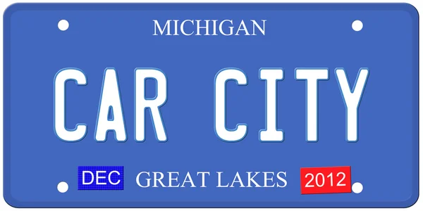 Città dell'automobile Michigan — Foto Stock
