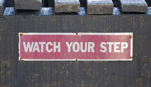 Watch Your Step — Stock Photo, Image